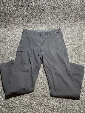 Weatherproof Men's Dark Gray Straight-Leg Work Pants